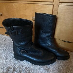 Frye Shearling & Leather Winte Boots